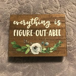 Box sign home decor